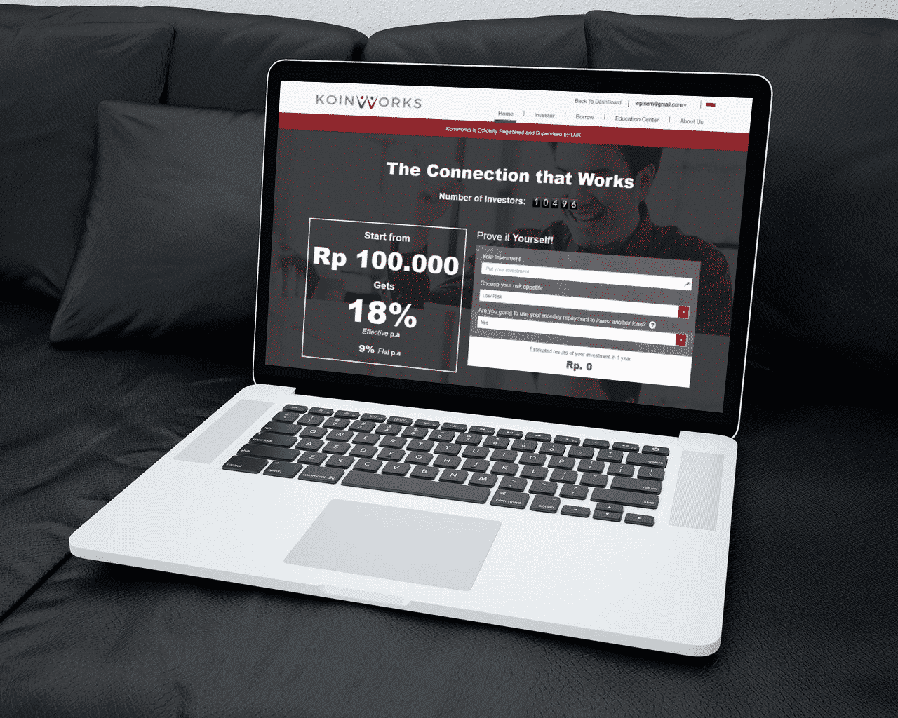 investasi peer to peer lending p2p lending koinworks - mengotomasikan investasi