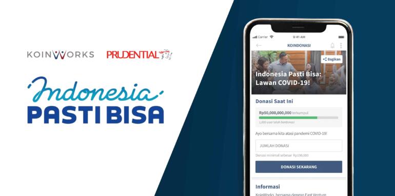 Koindonasi - koinworks - prudential indonesia - covid-19 - corona