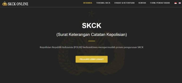 Syarat Pengajuan Skck Online