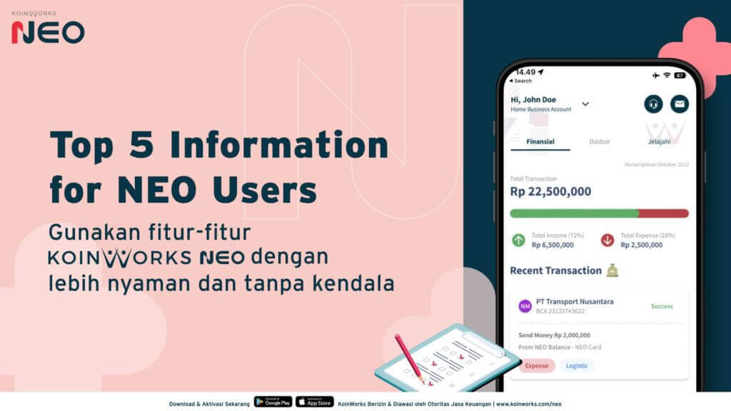 5 Informasi untuk Pengguna NEO yang Penting Diketahui